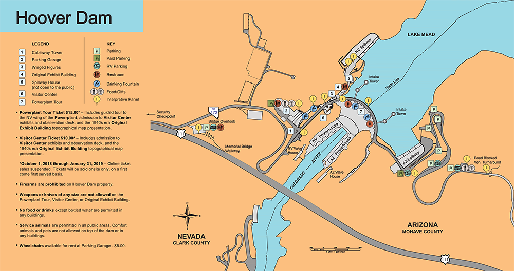 2018 Hoover Dam Map-small - Toronto Bangla Town | Digital Bangla Weekly Magazine